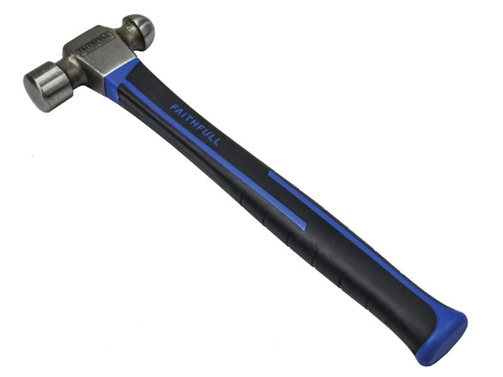 Faithfull FAIBPH16FG Ball Pein Hammer Fibreglass Shaft 454g (16oz) |