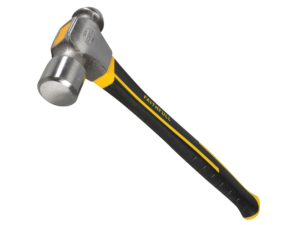Faithfull FAIBPH48FG Ball Pein Hammer Fibreglass Shaft 1.36kg (3lb) |