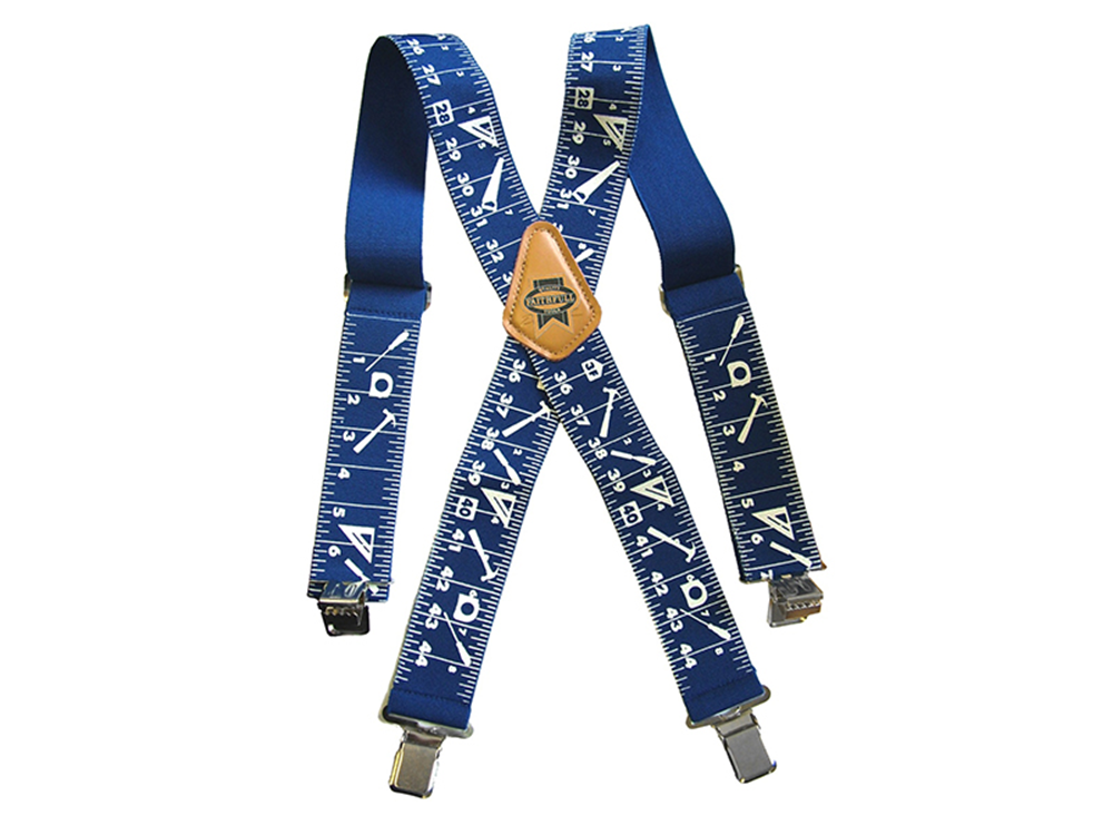 Faithfull FAIBRACESTM Heavy-Duty Braces 50mm Wide - Blue | Blue