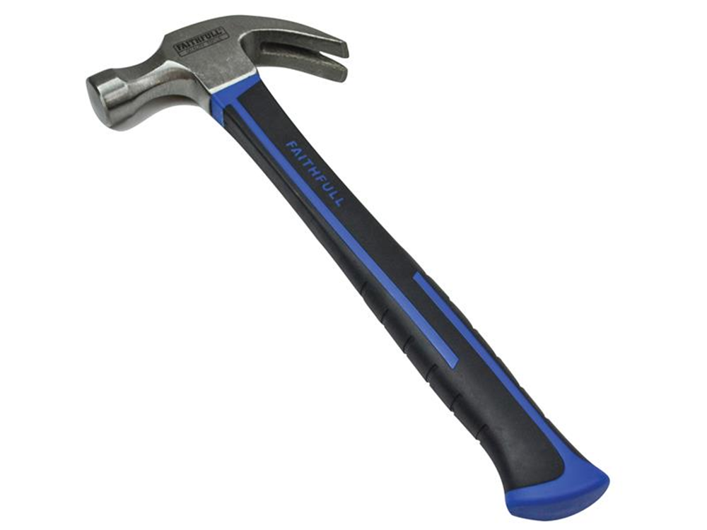Faithfull FAICH20FG Claw Hammer Fibreglass Handle 567g (20oz) |