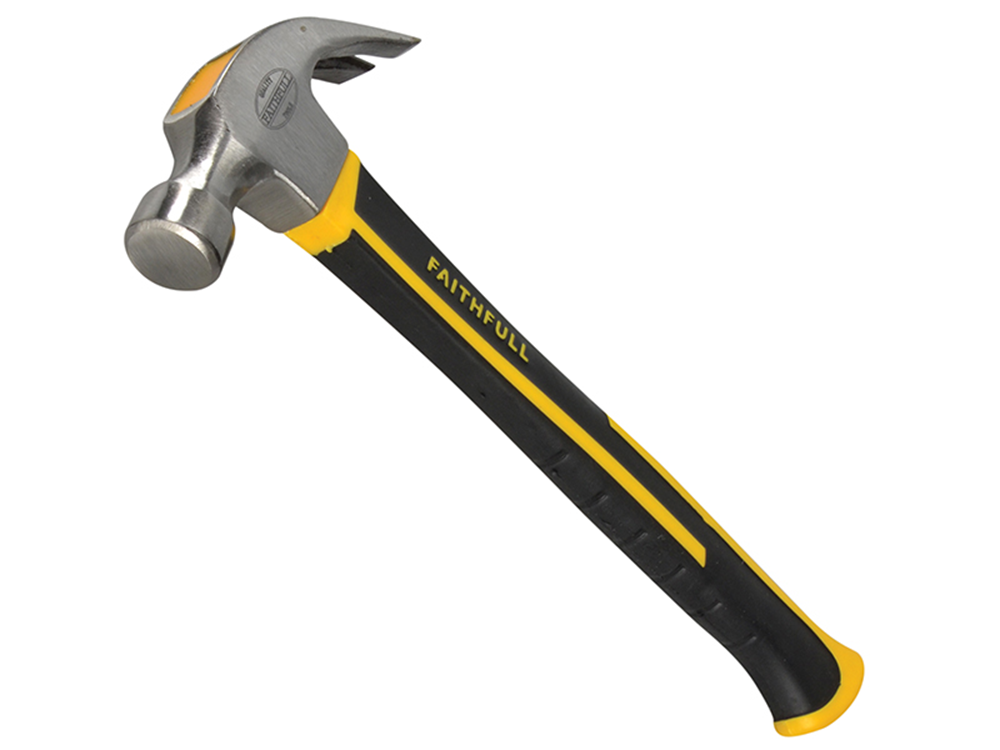Faithfull FAICH8FG Claw Hammer Fibreglass Handle 227g (8oz) |