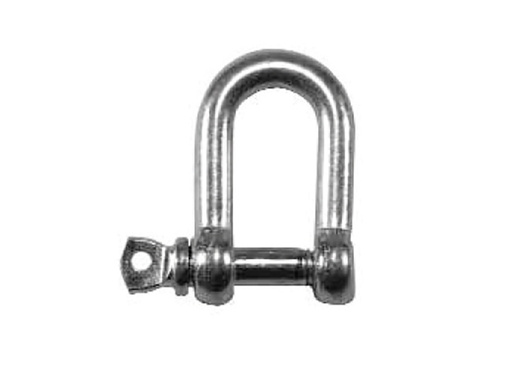 Faithfull FAICHDS60 D-Shackle Zinc Plated 6mm (Pack of 4) |
