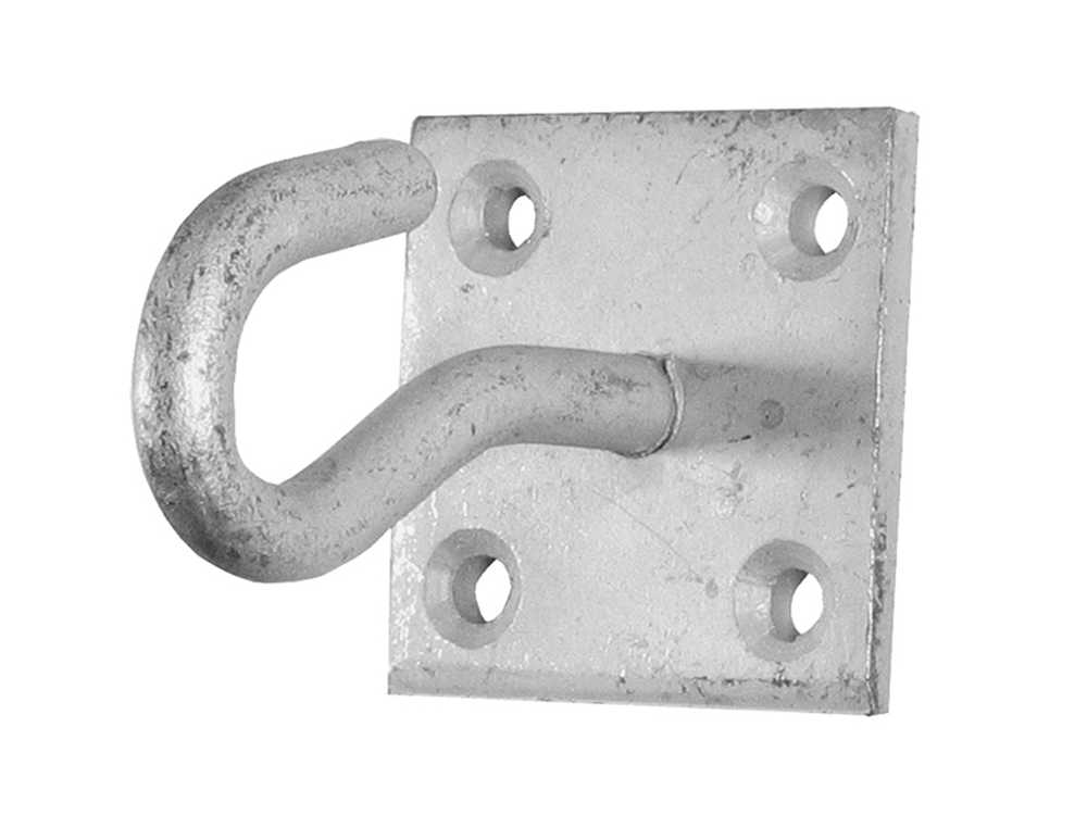 Faithfull FAICHGHOOK Hook On Plate - Galvanised |