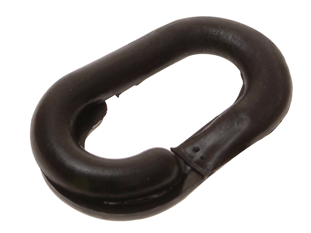 Faithfull FAICHPJLB Plastic Joining Links 8mm Black (Pack of 4) | Black