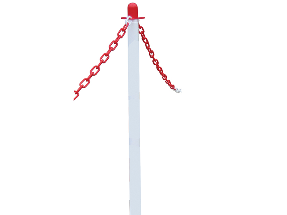 Faithfull FAICHPOSTWH Plastic Post for Chain - White | White