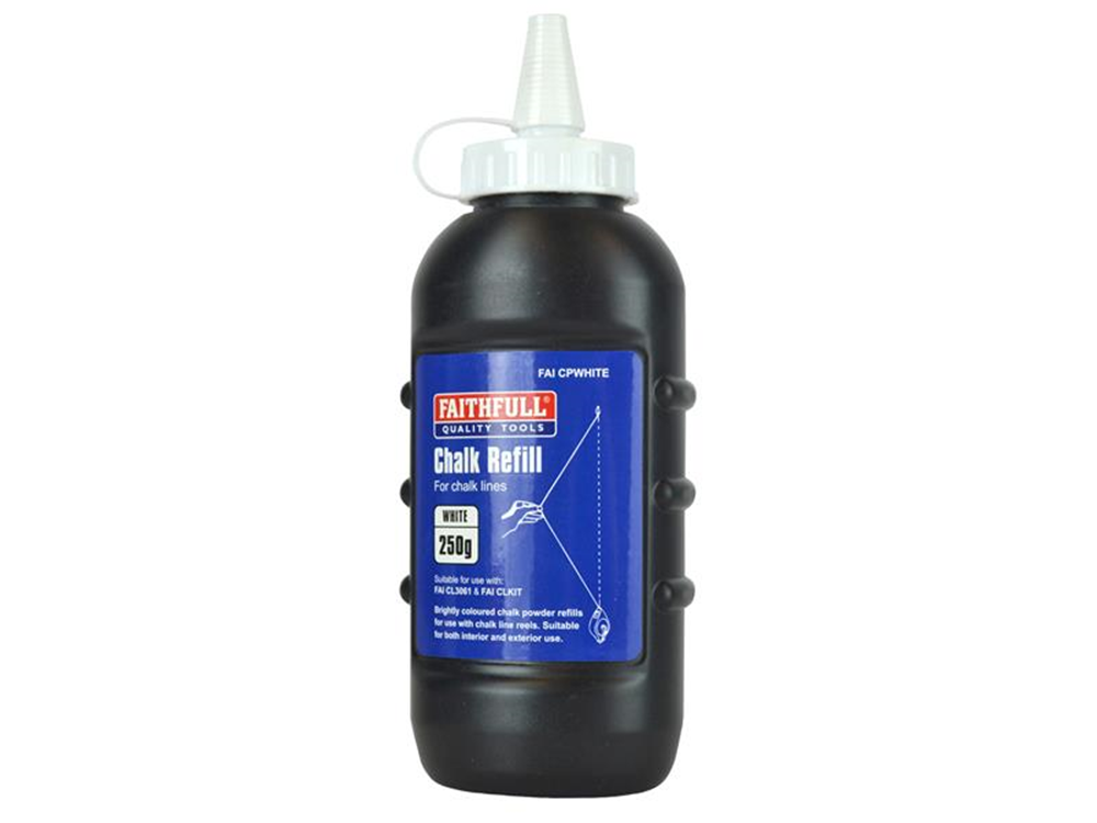 Faithfull FAICPWHITE Chalk Powder White 250g |