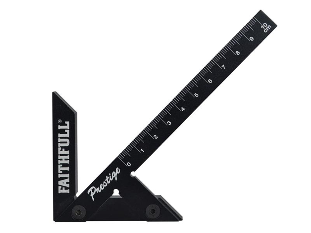 Faithfull FAICSQ10CNC Prestige Centre Finder Gauge Black Aluminium 100mm |