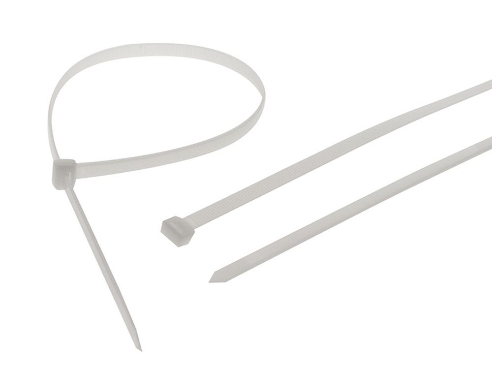 Faithfull FAICT600WHD Heavy-Duty Cable Ties White 9.0 x 600mm (Pack 10) |