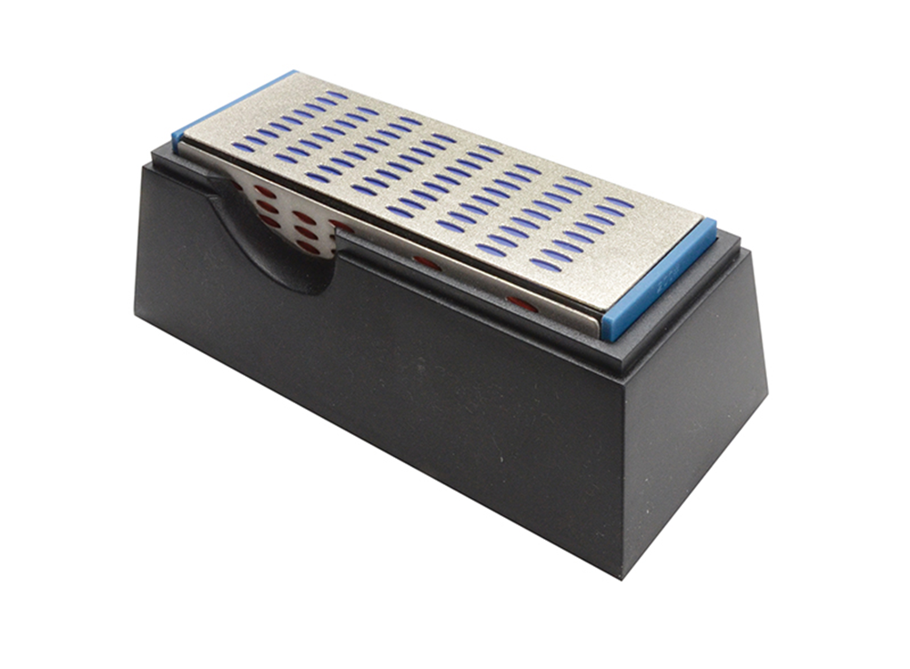 Faithfull FAIDWQUAD Diamond Sharpening Stone 4 Sided 150 x 50 x 50mm |