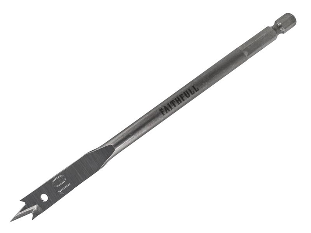 Faithfull FAIFB10E Flat Bit 10mm FAIFB10E |