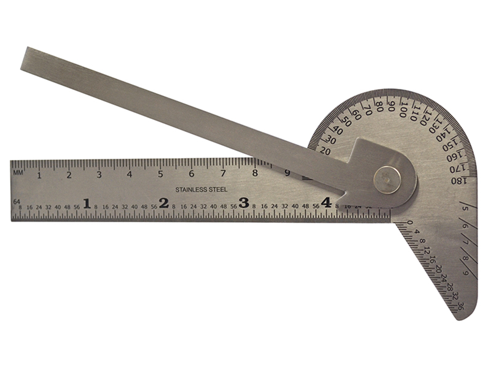 Faithfull FAIGAUGEMULT Multi Purpose Angle Protractor 100mm (4in) |