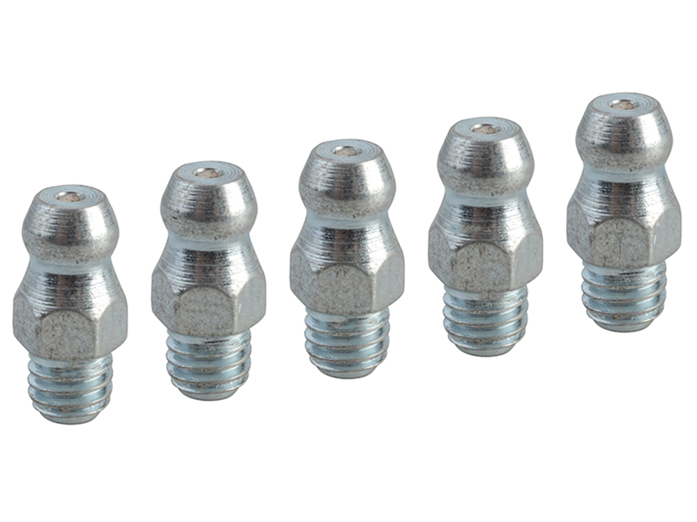 Faithfull FAIGGN6100M Grease Nipple Straight M6 x 1.0 (Pack 5) |