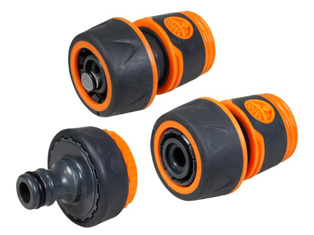 Faithfull FAIHOSE34KIT 3/4in Plastic Hose Fittings Kit, 3 Piece |