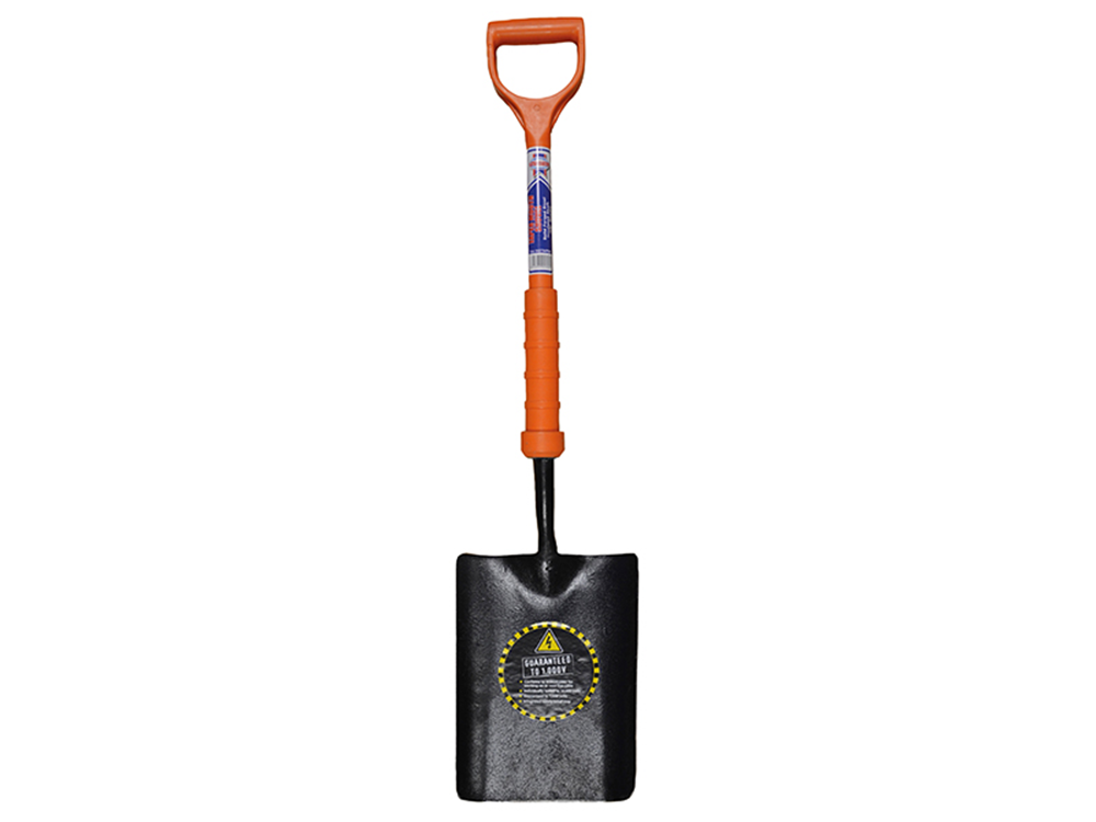 Faithfull FAIINSTAPER Taper Mouth Shovel Fibreglass Insulated Shaft YD |
