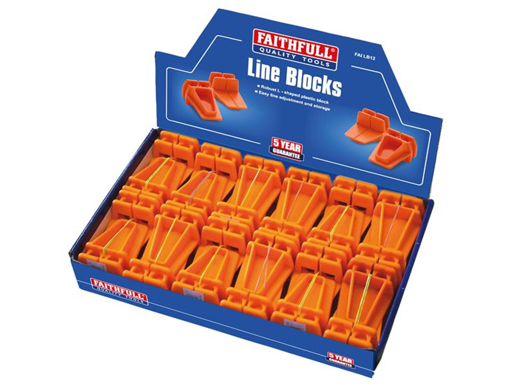 Faithfull FAILB12 Line Block Counter Display (12 Piece) Blocks Only |
