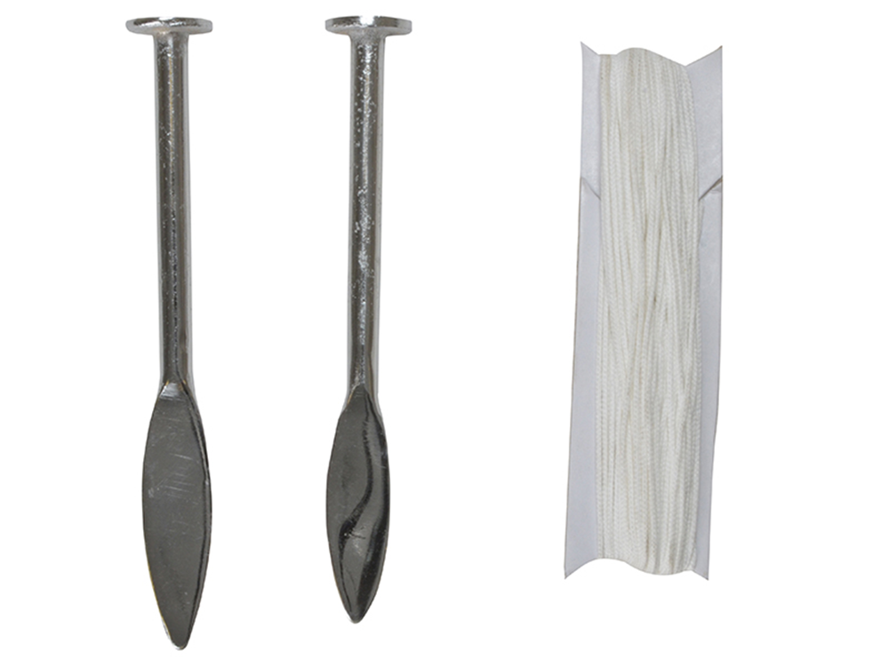 Faithfull FAILP1 LP1 Line Pins (Card of 2) & Line 18m |