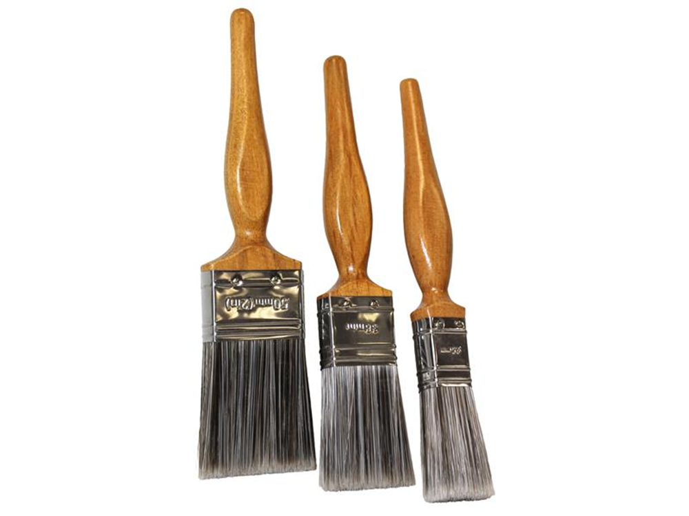 Faithfull FAIPBSYSET3 Superflow Synthetic Paint Brush, 3 Piece Set |