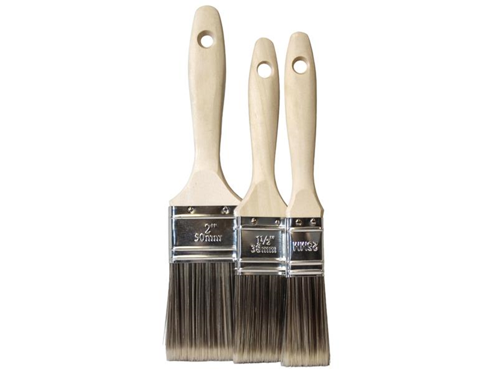 Faithfull FAIPBTSET3 Tradesman Synthetic Paint Brush Set, 3 Piece |