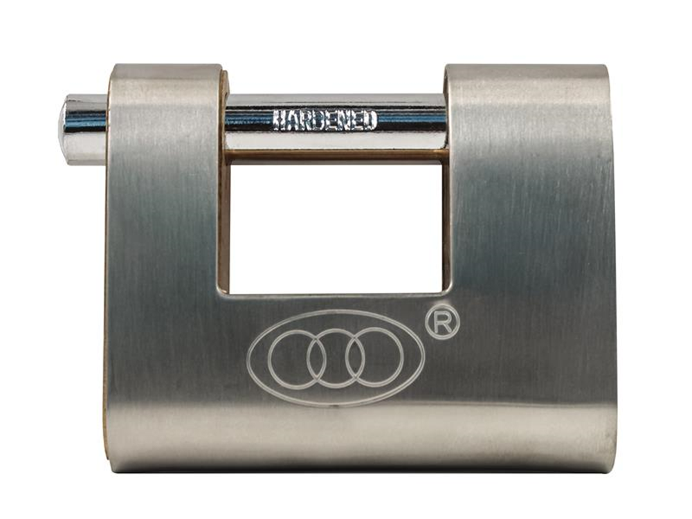 Faithfull FAIPLB80SHUT Brass Shutter Padlock 80mm |