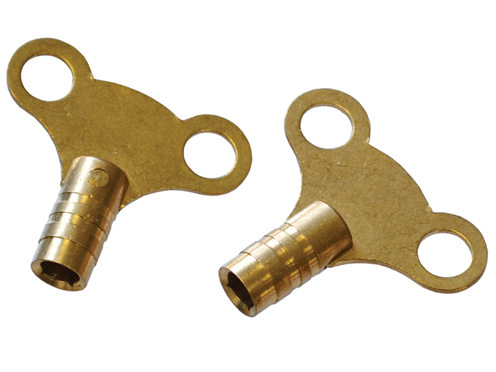 Faithfull FAIRADKEY Radiator Keys - Brass (Pack of 2) |
