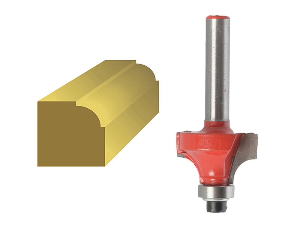 Faithfull FAIRB31 Router Bit TCT Ovolo 13.3mm 1/4in Shank |