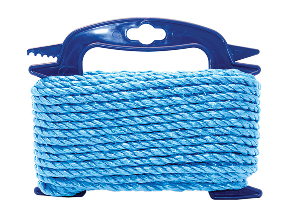 Faithfull FAIRB8015H Blue Poly Rope 8mm x 15m |
