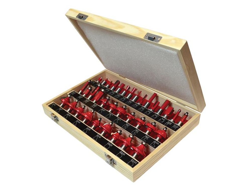 Faithfull FAIRBS35 1/2in TCT Router Bit Set, 35 Piece |