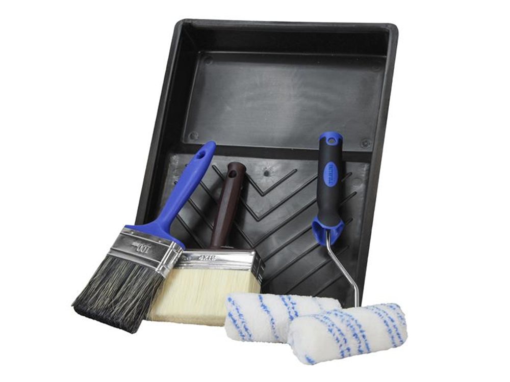 Faithfull FAIRKITWOOD Wood Care Paint Brush & Roller Kit, 6 Piece |