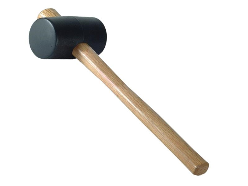 Faithfull FAIRMB212 Rubber Mallet - Black 680g (24oz) |