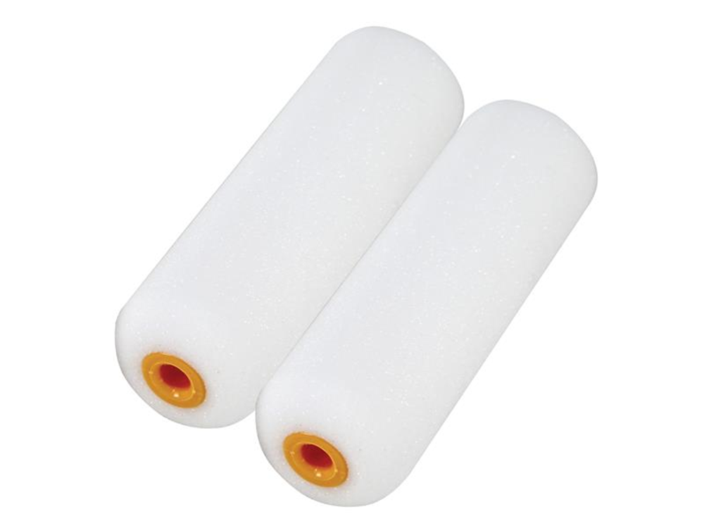 Faithfull FAIRMINI2F Foam Mini Roller Refills 100mm (4in) Pack of 2 |