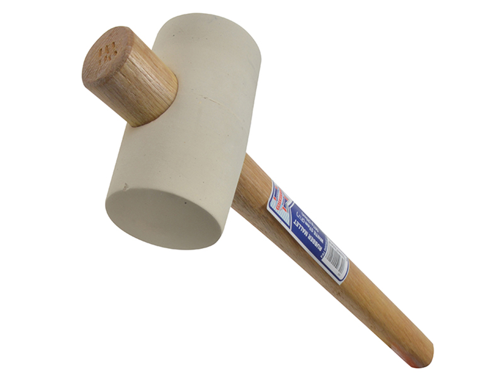Faithfull FAIRMW214 Rubber Mallet - White 567g (20oz) |