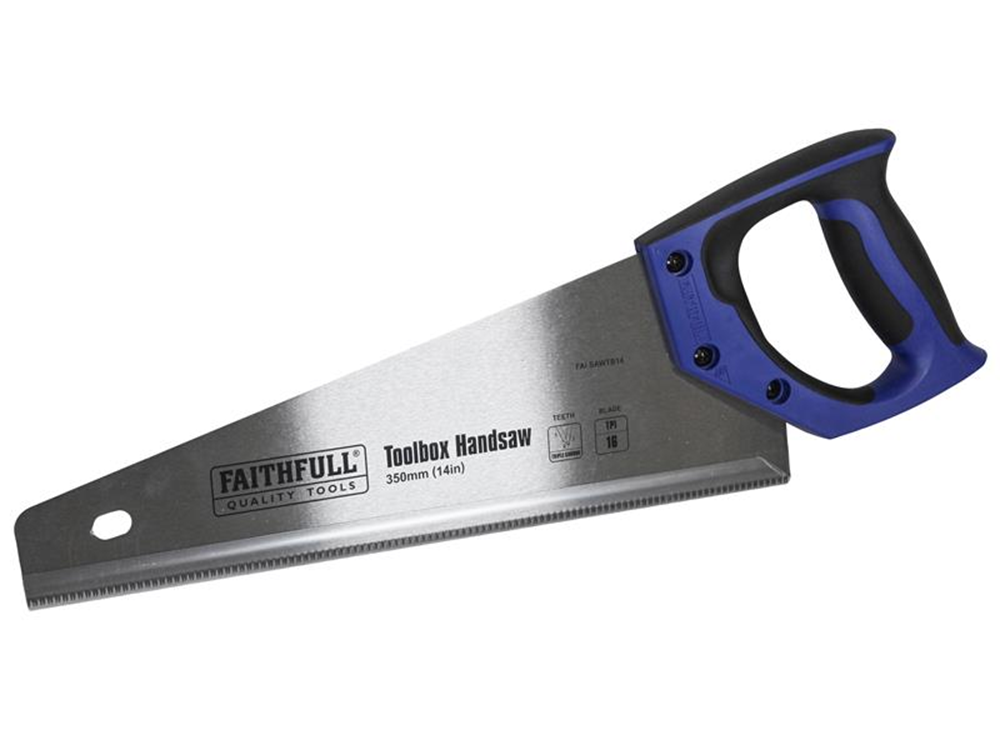 Faithfull FAISAWTB14 Toolbox Hardpoint Handsaw 350mm (14in) 16 TPI |