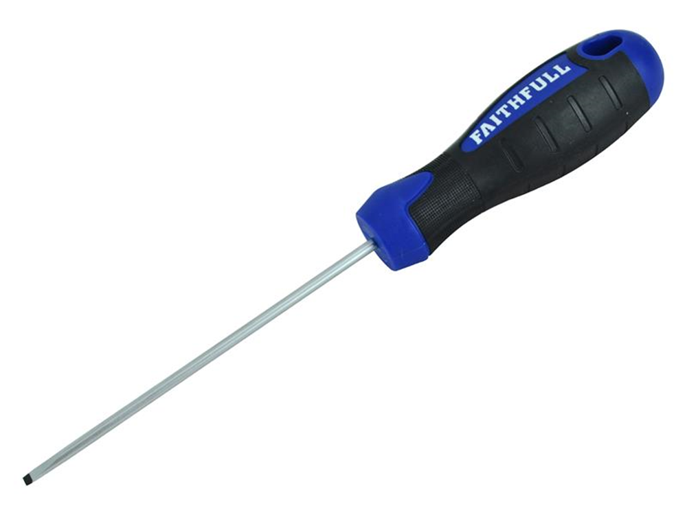 Faithfull FAISDT100 Soft Grip Screwdriver Terminal Tip 3 x 100mm |