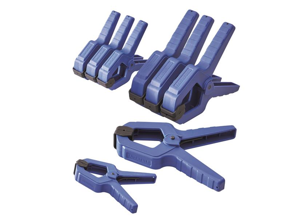 Faithfull FAISPCLSET8 Spring Clamp Set, 8 Piece FAISPCLSET8 |