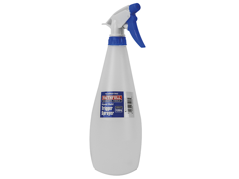 Faithfull FAISPRAYTRIG Hand Held Trigger Spray Bottle 1 litre |