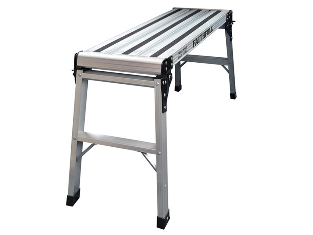 Faithfull FAISTEPUP3 Fold Away Step Up Aluminium L100 x H52 x W30cm |