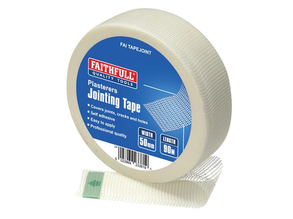 Faithfull FAITAPEJOINT PT1-50 Plasterer's Joint Tape 50mm x 90m |