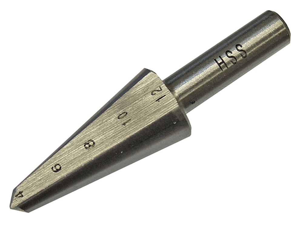 Faithfull FAITD412 HSS Taper Drill Bit 4-12mm |