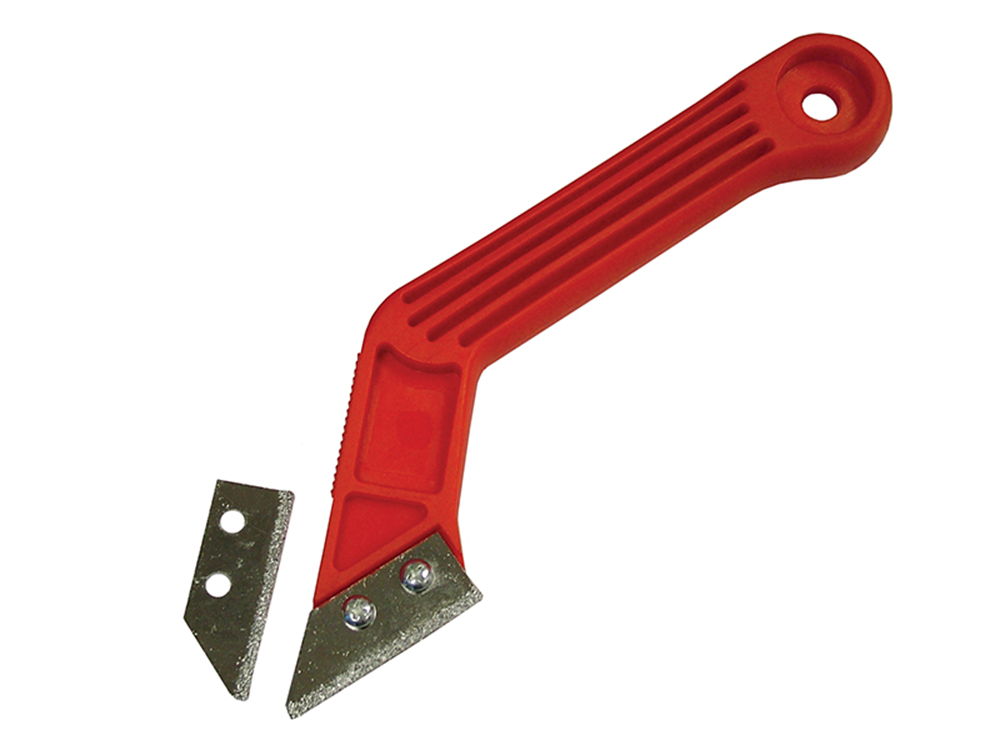Faithfull FAITLGROUSAW Grout Rake with 2 Carbide Blades |