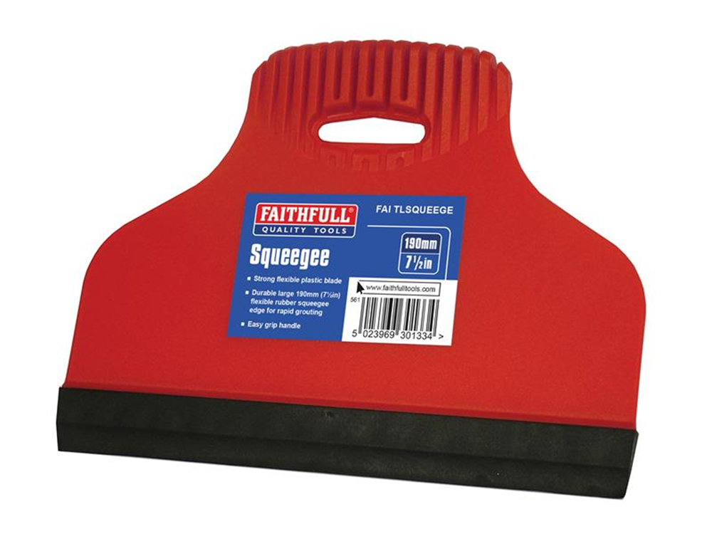 Faithfull FAITLSQUEEGE Rubber Edge Squeegee |