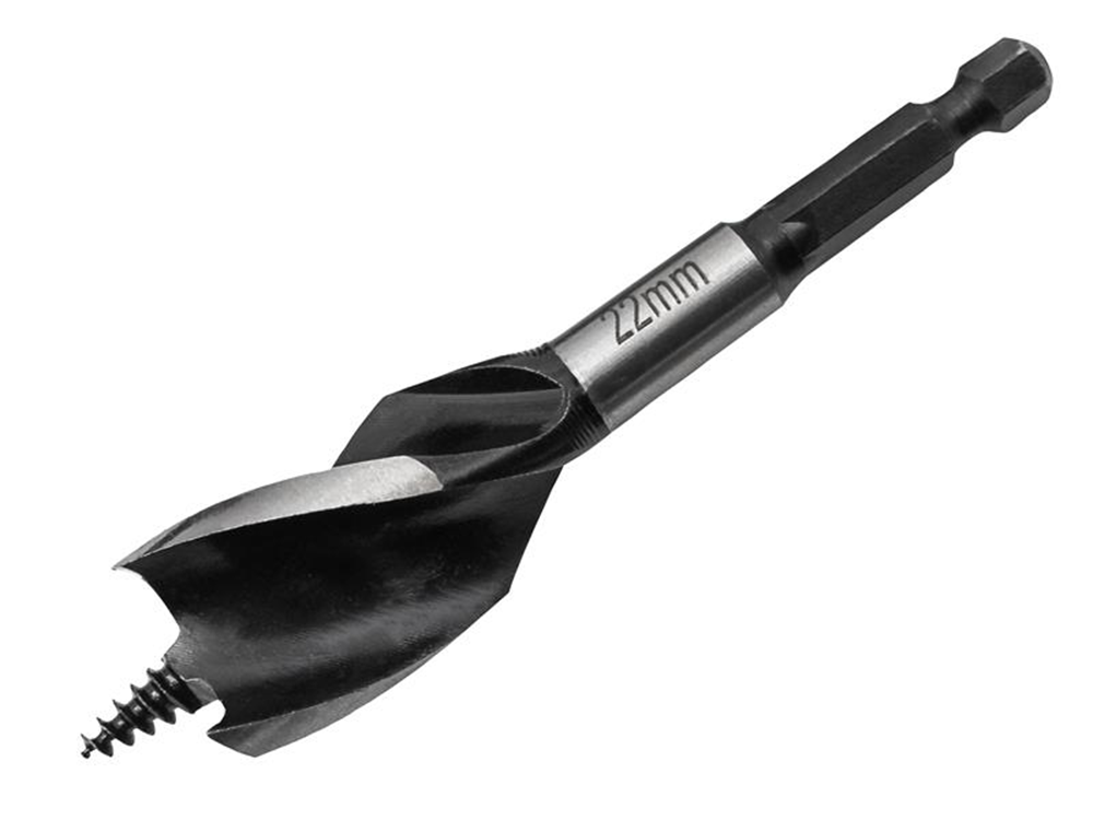 Faithfull FAITPAS22 Tri-Point Speed Auger Bit 22 Stubby FAITPAS22 |
