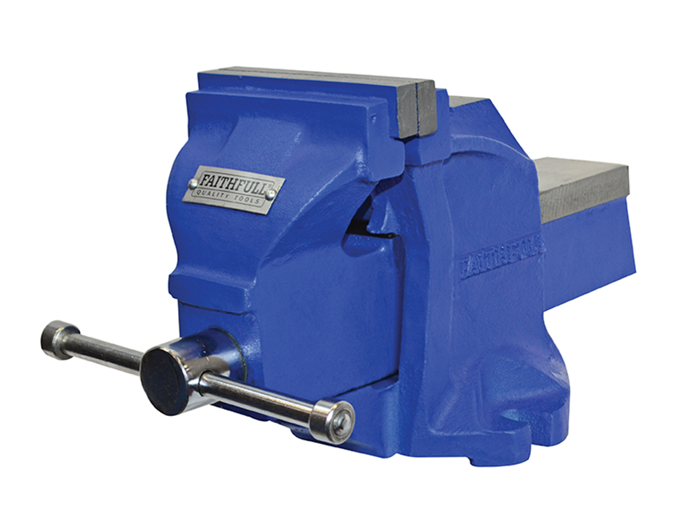 Faithfull FAIVM1TN Mechanics Bench Vice With Anvil 100mm (4in) |