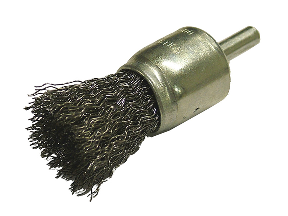 Faithfull FAIWBS25E Wire End Brush 25mm Flat End |