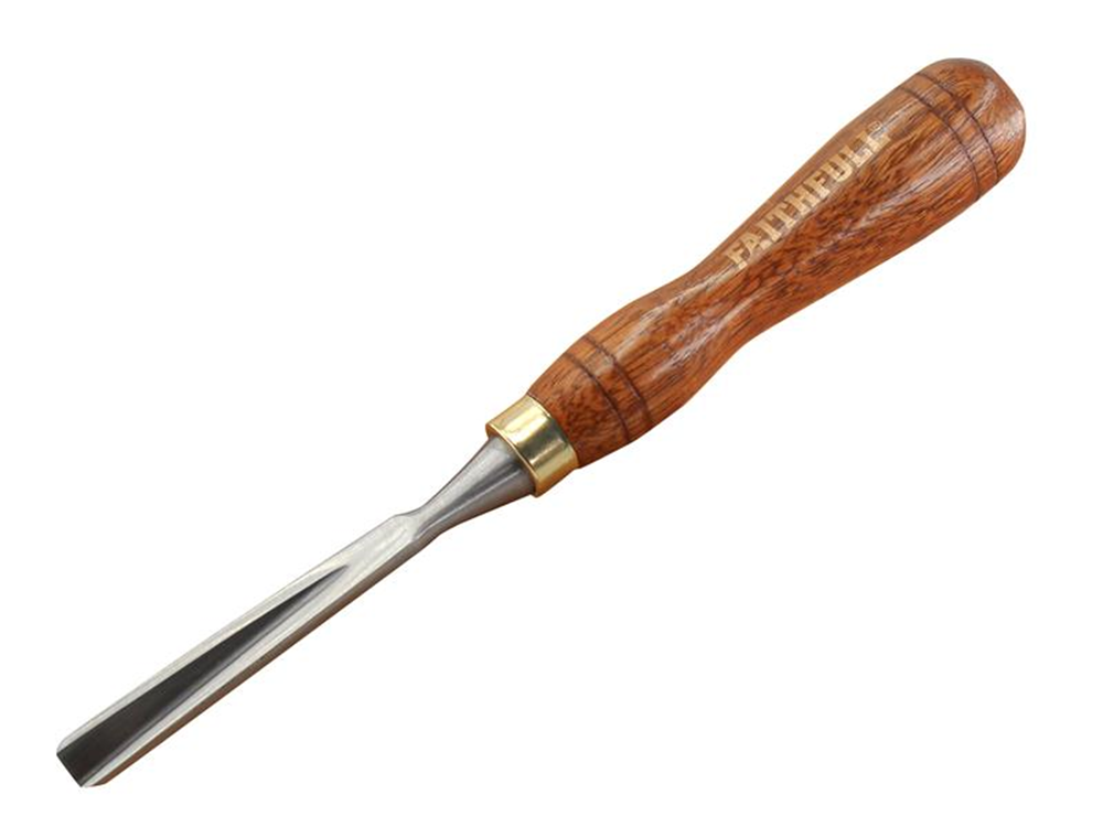 Faithfull FAIWCARV8F V-Straight Parting Carving Chisel 9.5mm (3/8in) |