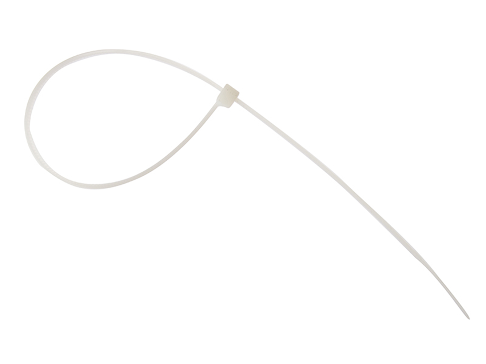 ForgeFix FORCT36848N Cable Tie Natural/Clear 4.8 x 368mm (Bag 100) |