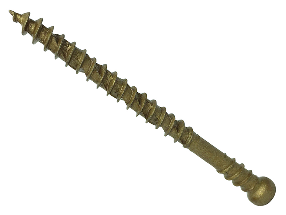 ForgeFix FORDSC4550TT ForgeFast TORX® Compatible Decking Screws Reduced Head Tan 4.5x50 T15 Tub 600 |