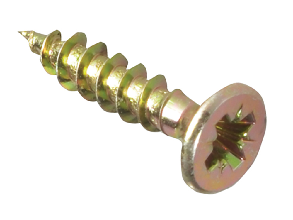 ForgeFix FORFPMP420Y Multi-Purpose Pozi Compatible Screw CSK ST ZYP 4.0 x 20mm Forge Pack 40 |