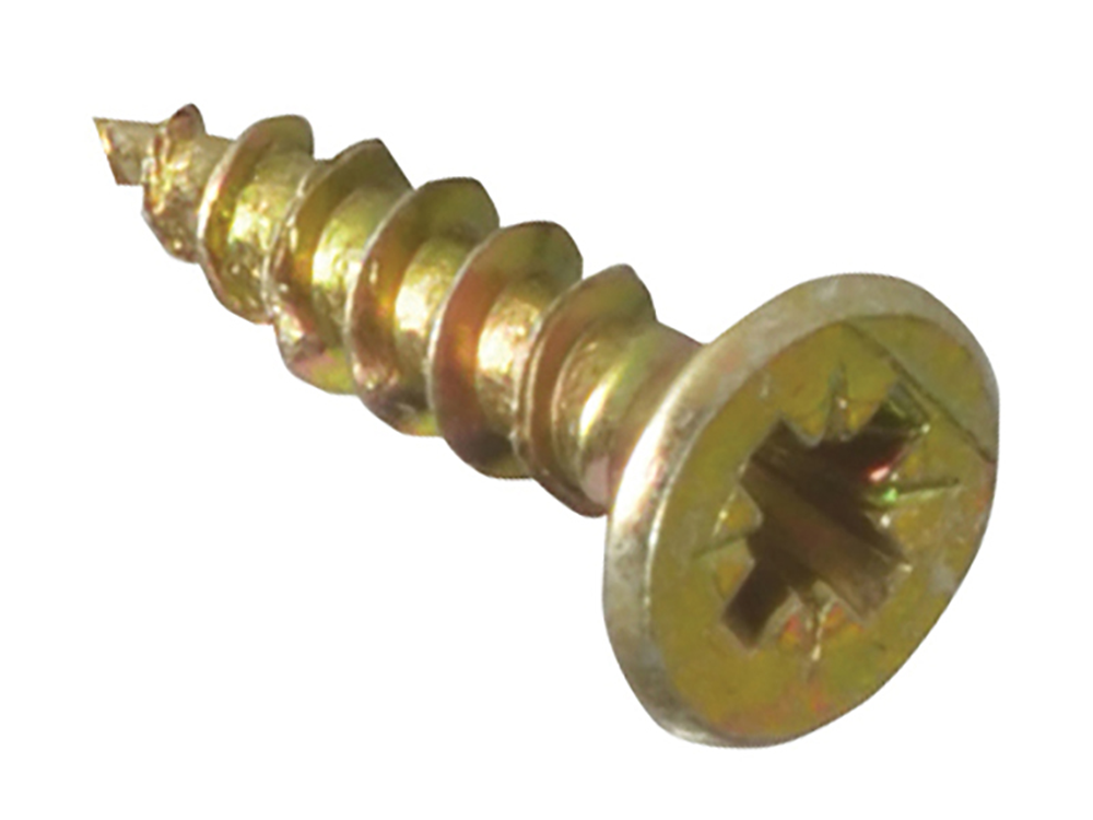 ForgeFix FORMPS315Y Multi-Purpose Pozi Compatible Screw CSK ST ZYP 3.0 x 15mm Box 200 |