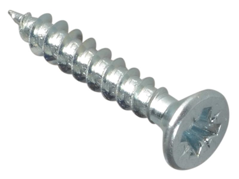 ForgeFix FORMPS425ZP Multi-Purpose Pozi Compatible Screw CSK ST ZP 4 x 25mm Box 200 |