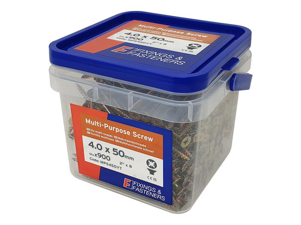 ForgeFix FORMPS450YT FORMPS450YTMulti-Purpose Screws, Pozi, CSK, ZYP |